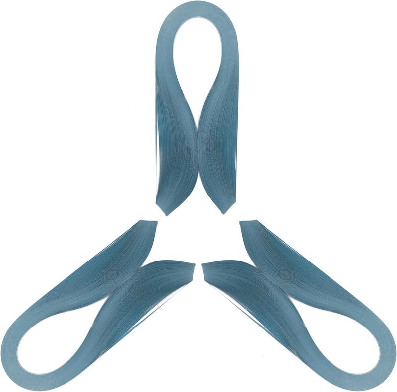 silllule 360Pcs Paper Quilling Strips 3mm (1/8inch) Width 54cm (21inch) Length Strips Quilling Art Paper, Single Color Quilling Strips Paper for Art,Parper Craft Decorating,Paper Hand Craft (Sky Blue) - Image 1